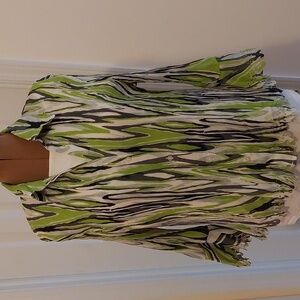 Really cool design with cutout design on sleeves and hem.